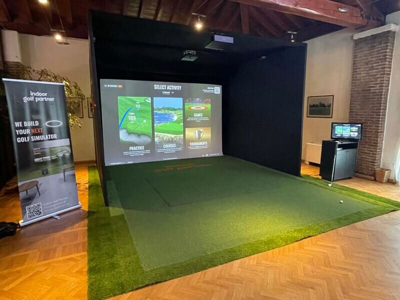 Flexcage with Trackman iO installed in Milan